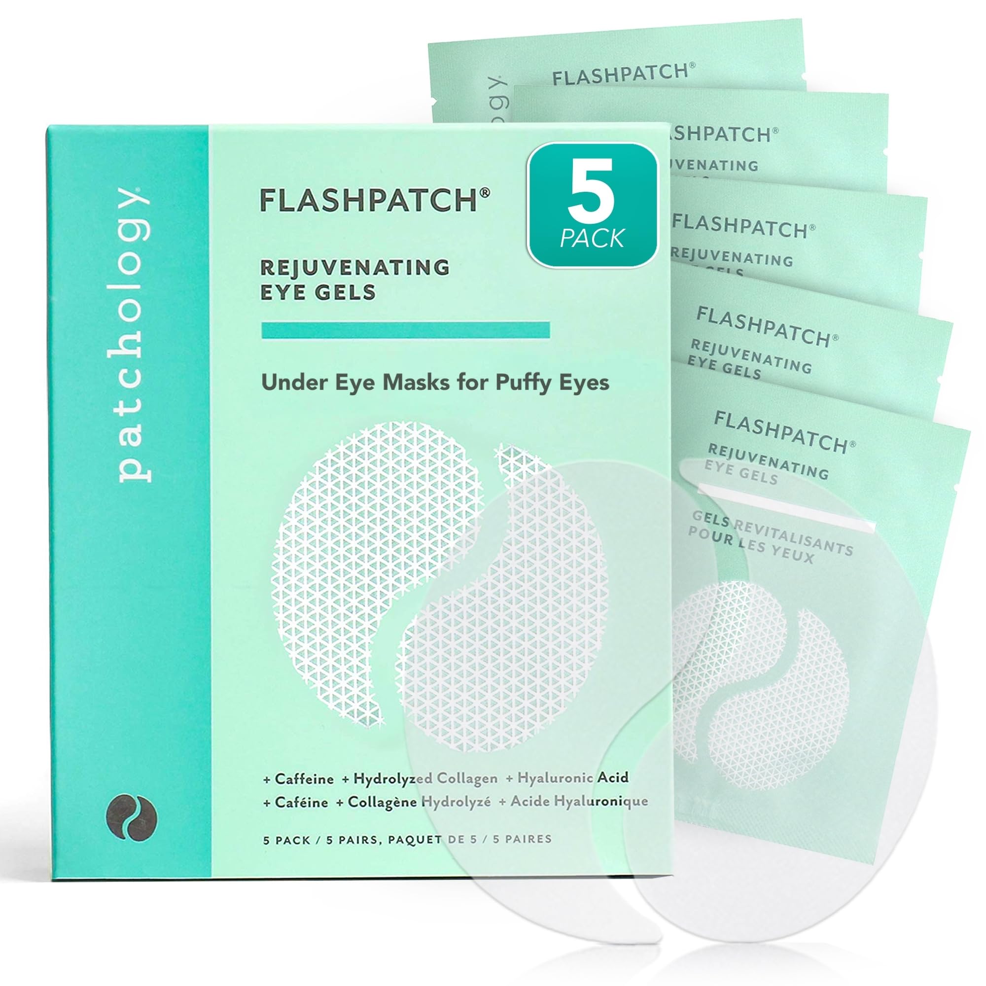 Patchology Flashpatch Eye Gels, 5 Count